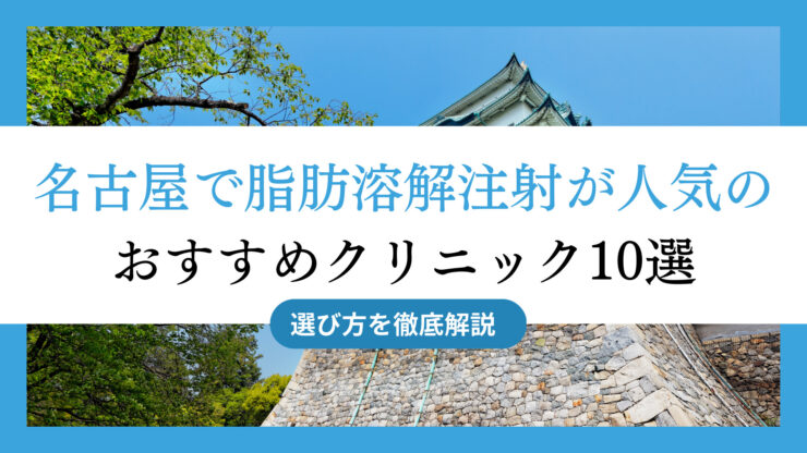 名古屋で脂肪溶解注射が人気のおすすめクリニック11選！選び方を徹底解説│beauty-column